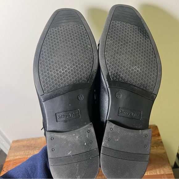Jeffrey Tyler Black Dress Shoes, Men’s 11 - Picture 6 of 6